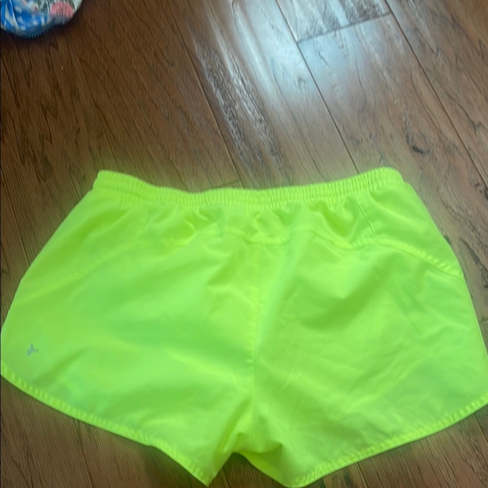Old Navy Yellow Athletic Shorts with Built-in Liner - Picture 3 of 3